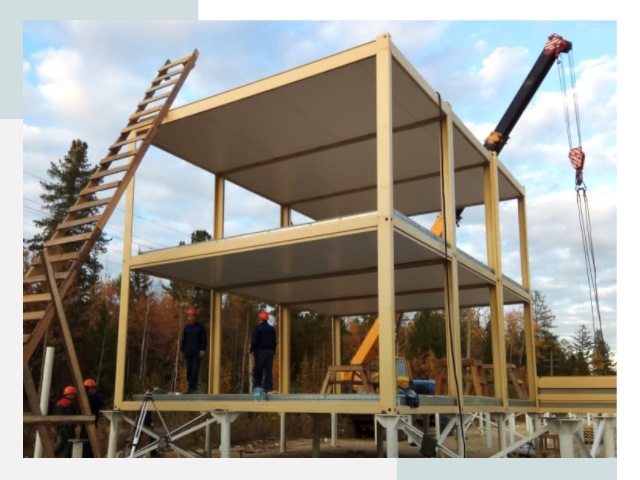 Строительство модульных здания Прохладный