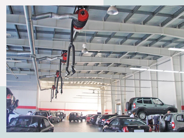 Строительство автосалонов из металлоконструкций от 650 руб.