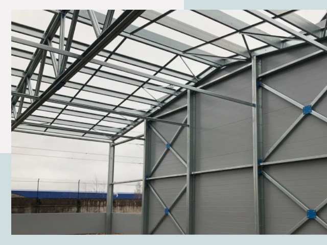Каркасные ангары от СтальСтрой-Прх по цене от 650 руб.