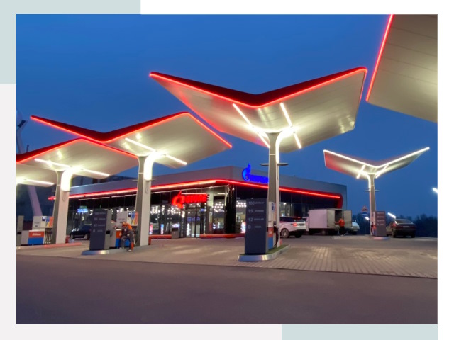 Навесы для АЗС в Прохладном