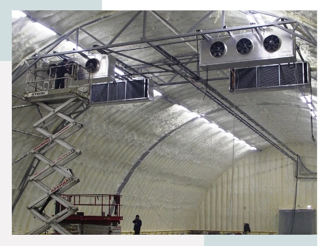 Оснащение ангаров в Прохладном